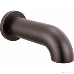 Delta Trinsic Venetian Bronze Tub Spout - Non-Diverter, Durable Design RP77350RB