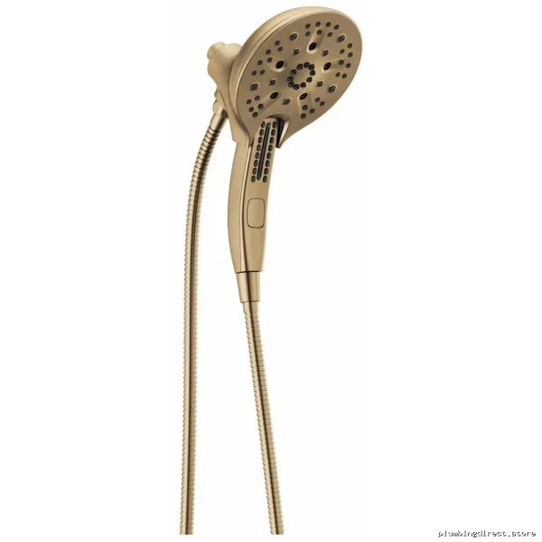 Innovation Two-in-One Handheld/Fixed Shower with Five Settings and High Flow Rate in Luxurious Champagne Bronze Finish Model #Delta - Image 4