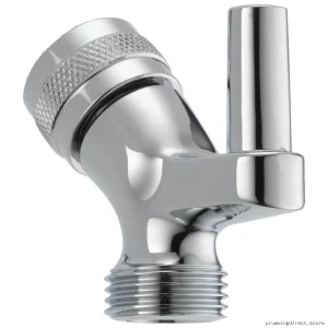 Delta U4301-PK Chrome Adjustable Shower Arm Mount - Durable Bathroom Fixtures