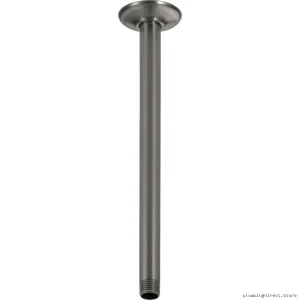 Delta U4998-KS 14-Inch Modern Ceiling-Mounted Black Stainless Steel Shower Arm Flange
