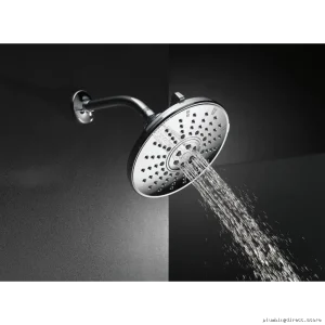 Delta Venetian Bronze 3-Spray Rain Showerhead with Adjustable Settings
