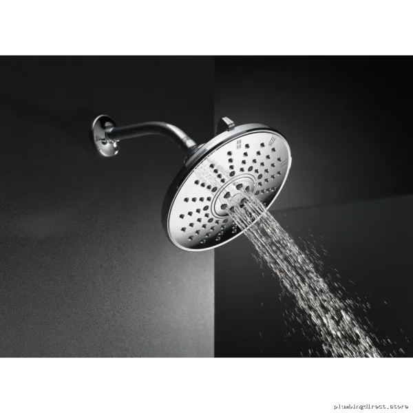 Delta Venetian Bronze 3-Spray Rain Showerhead with Adjustable Settings