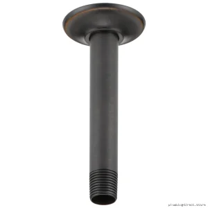 Delta Venetian Bronze 6-Inch Ceiling Mount Shower Arm RP61058RB