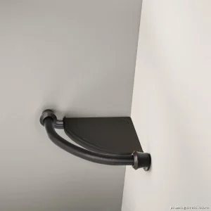 Delta Venetian Bronze Corner Shelf with Grab Bar 41316-RB