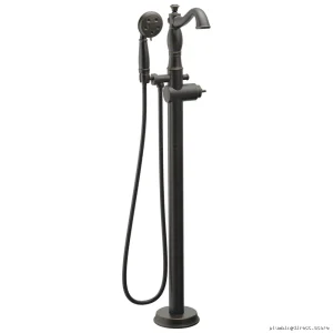 Delta Venetian Bronze Freestanding Tub Faucet No Handles T4797-RBFL-LHP
