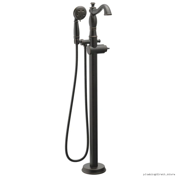 Delta Venetian Bronze Freestanding Tub Faucet No Handles T4797-RBFL-LHP