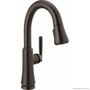 Delta Venetian Bronze Pull Down Sprayer Bar Faucet