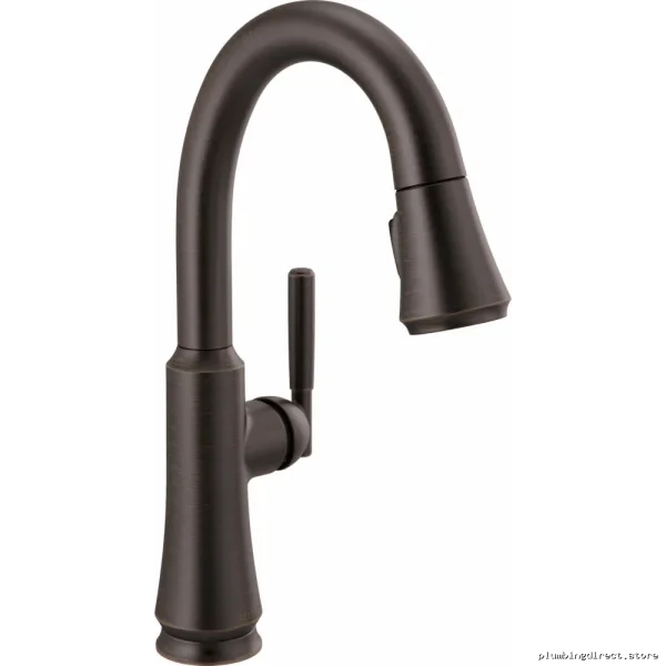 Delta Venetian Bronze Pull Down Sprayer Bar Faucet