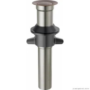 Delta Venetian Bronze Push-Pop Drainless Overflow Stopper RP101632RB