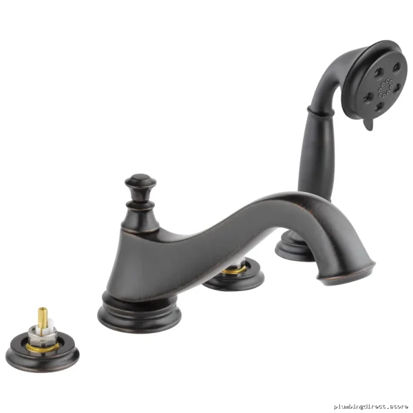 Delta Venetian Bronze Roman Tub Faucet with Hand Shower T4795-RBLHP