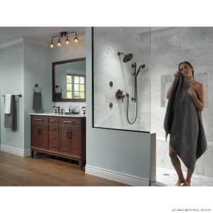 Delta Venetian Bronze Slide Bar Hand Shower Set 51308-RB