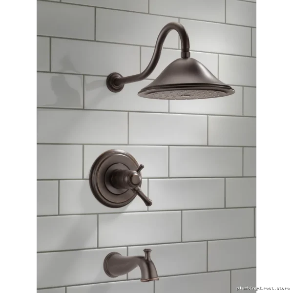 Delta Venetian Bronze Tub Shower Trim Kit T17T497-RB 17T Series - Image 3