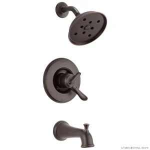 Delta Linden 17 Series Venetian Bronze Tub & Shower Trim with H2Okinetic Technology