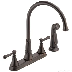 Delta Venicean Bronz Kit Fauct with Spry&Dual Handle
