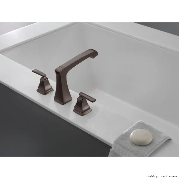 Delta Venetian Bronze Roman Tub Faucet Trim T2764-RB Ashlyn Collection - Image 3
