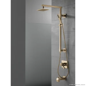 Delta Vero Raincan Shower Head in Champagne Bronze - Luxury Bath Upgrade RP62955CZ