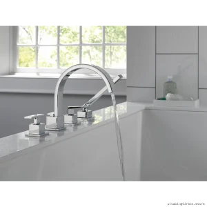 Vero Roman Tub Faucet Trim Set with Hand Shower - Champagne Bronze Finish T4753-CZ Delta