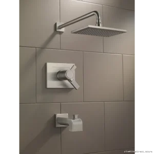 Delta Vero TempAssure 17T Stainless Steel Tub Shower Trim Kit T17T453-SS