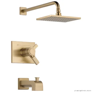 Delta Champagne Bronze Tub Shower Trim Vero TempAssure 17T Series