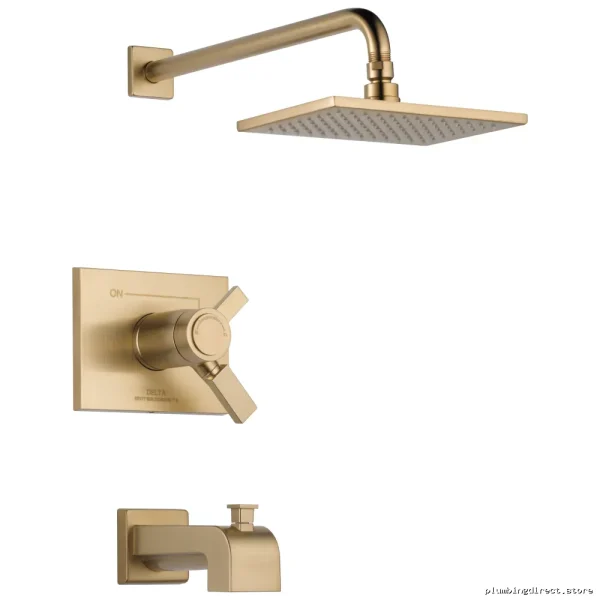 Delta Champagne Bronze Tub Shower Trim Vero TempAssure 17T Series