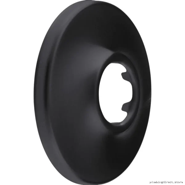 Delta Waterproof Matte Black Shower Flange Kit RP602 - Image 2