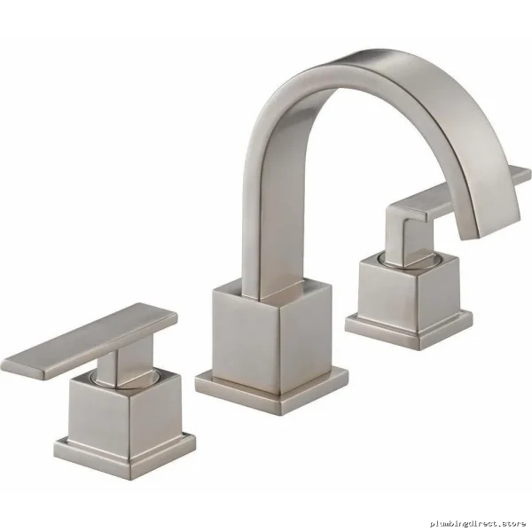 Delta Vero Widespread Bathroom Faucet – Water-Efficient Durable Stainless Steel Model