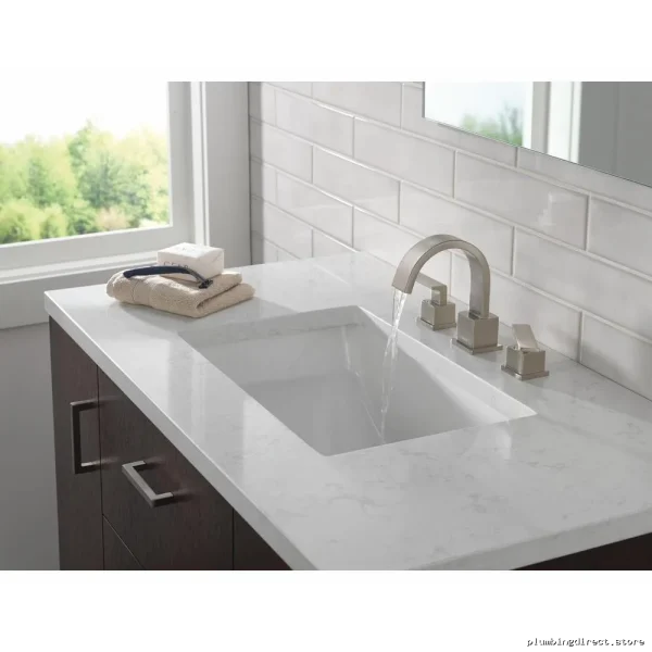 Delta Vero Widespread Bathroom Faucet – Water-Efficient Durable Stainless Steel Model - Image 5