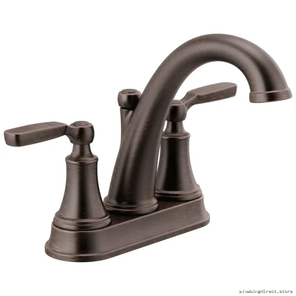 Delta Woodhurst Venetian Bronze Centerset Bathroom Faucet 2532LF-RBMPU - Image 2
