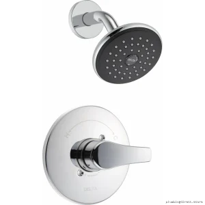Delta Wynne 14 Series Chrome Shower Trim Kit with H2O Showerhead