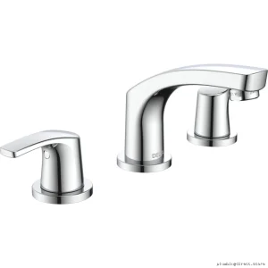 Delta Wynne Chrome Widespread Bathroom Faucet with Less Pop-Up 3534LF-LPU