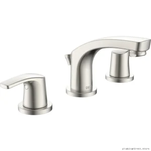 Delta Wynne Stainless Steel Widespread Bathroom Faucet 3534LF-SS