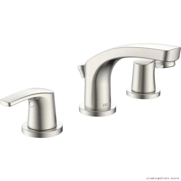 Delta Wynne Stainless Steel Widespread Bathroom Faucet 3534LF-SS