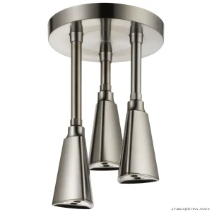 Stainless Steel H2Okinetic Pendant Raincan Shower Head by Zura - Model 57140-SS Delta