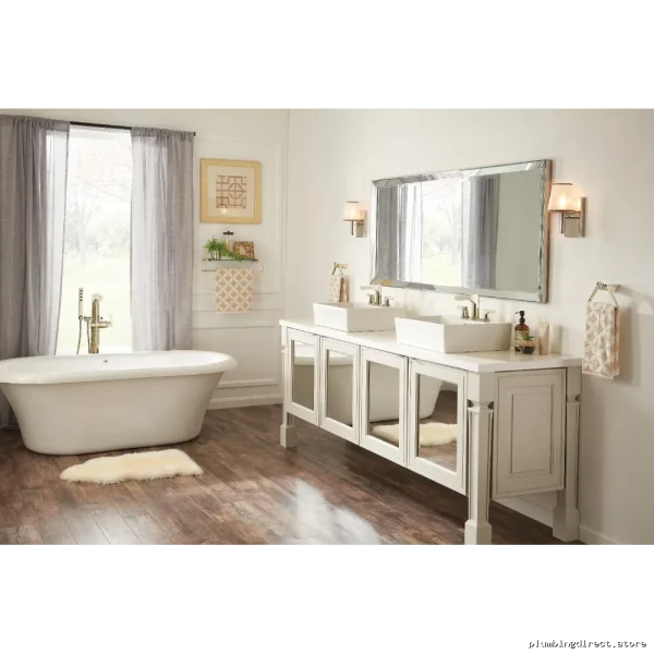 Delta Zura Freestanding Tub Faucet with Hand Shower in Polished Nickel