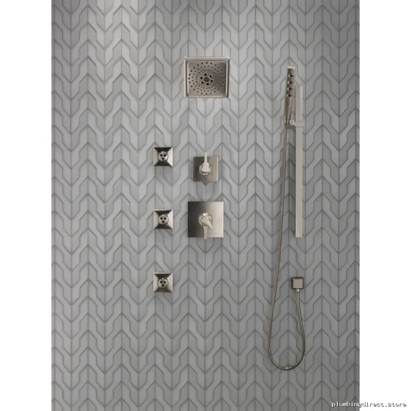 Zura Handheld Shower with Smooth Sliding Bar - Stainless Steel 51140-SS Delta - Image 2