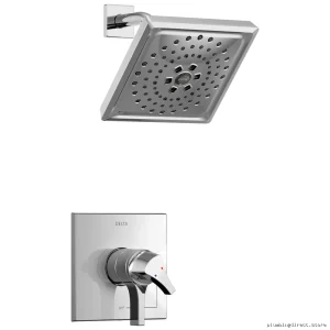 Delta Zura Monitor H2Okinetic Shower System - Modern Chrome Water-Efficient Design