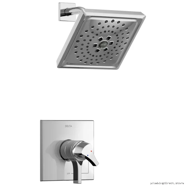 Delta Zura Monitor H2Okinetic Shower System - Modern Chrome Water-Efficient Design