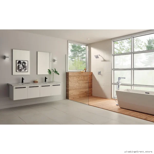 Delta Zura Monitor H2Okinetic Shower System - Modern Chrome Water-Efficient Design - Image 2
