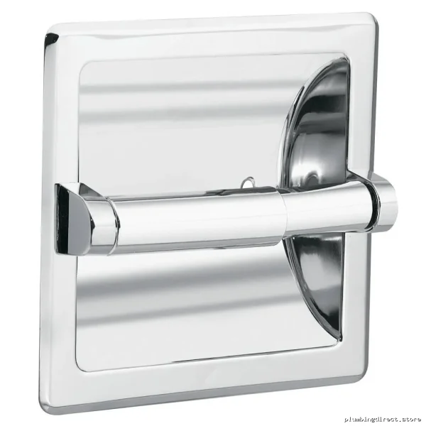 Donner Heavy-Duty Recessed Toilet Paper Holder for Moen Fixtures - Chrome DN5075