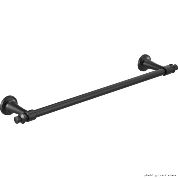Dorval 18 Inch Towel Bar - Premium Matte Black Delta Design 75618-BL