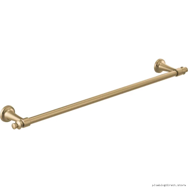 Dorval 24-Inch Champagne Bronze Towel Bar - Bathroom Accessory - Image 2