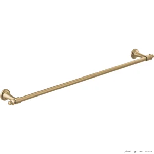 Dorval 30 Inch Wall-Mounted Towel Bar - Champagne Bronze 75630-CZ Delta