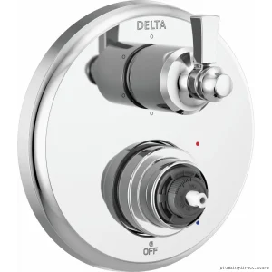 Dorval Chrome 6-Function Valve Trim with Integrated Diverter