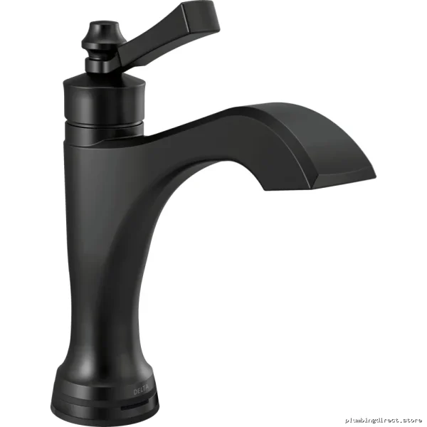dorval matte black touch control single hole bath faucet - Image 2