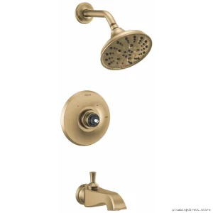 Dorval Monitor 14 Series Tub & Shower Trim (Handle-Less) - Champagne Bronze T14456-CZLHP Delta