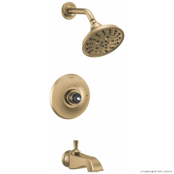 Dorval Monitor 14 Series Tub & Shower Trim (Handle-Less) - Champagne Bronze T14456-CZLHP Delta