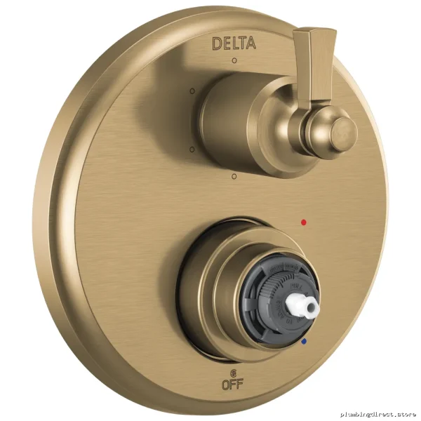 Dorval Monitor 14 Valve Trim 6-Function Integrated Diverter - Champagne Bronze T24956-CZLHP - Image 2