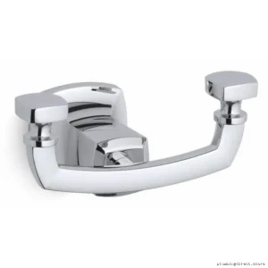 Double Robe Hooks Polished Chrome - Kohler Bathroom Storage Solution