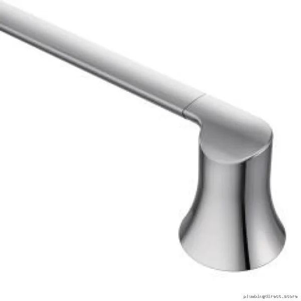 Doux 24 Inch Towel Bar - Chrome Finish, Moen Compatible YB0224CH