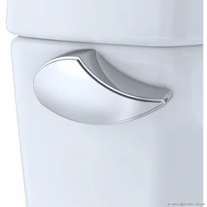 Drake Elongated Comfort Height 2-Piece Toilet 1.28 GPF Water-Efficient Less Seat Cotton White CST776CEFG.10#01 Toto